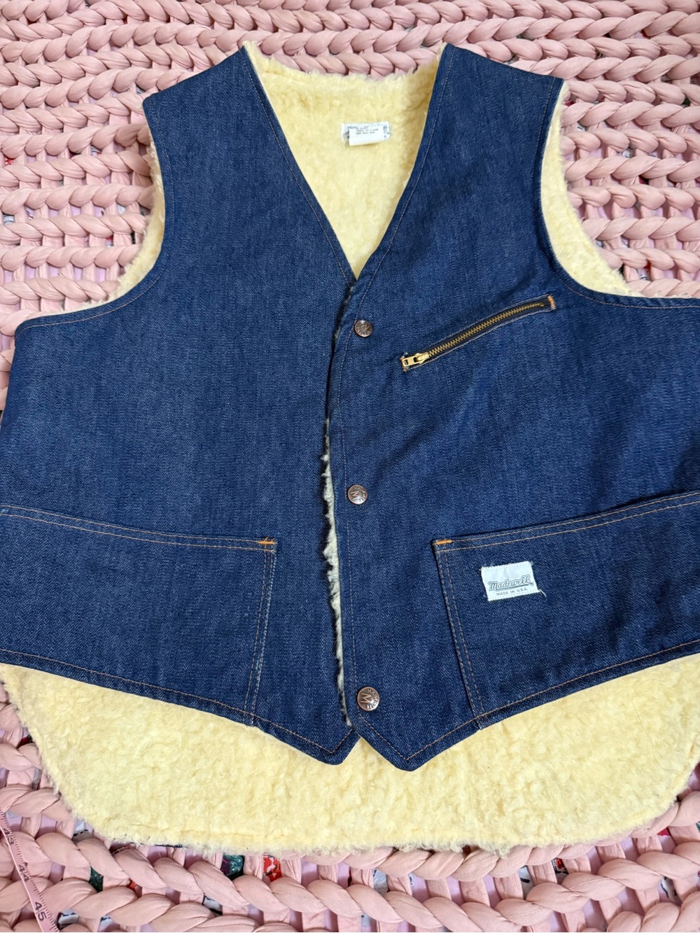 Madewell Vintage Vest Made in USA